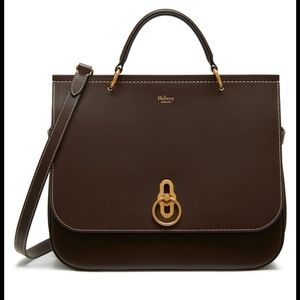 Mulberry Amberley Silky Calf in Chocolate